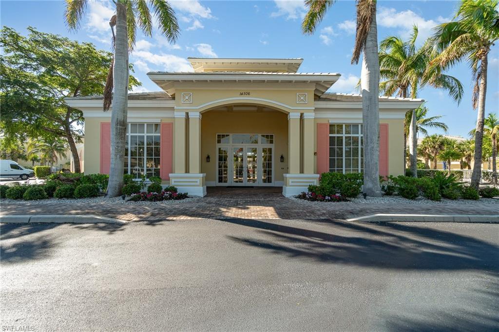 View of exterior entry featuring french doors
