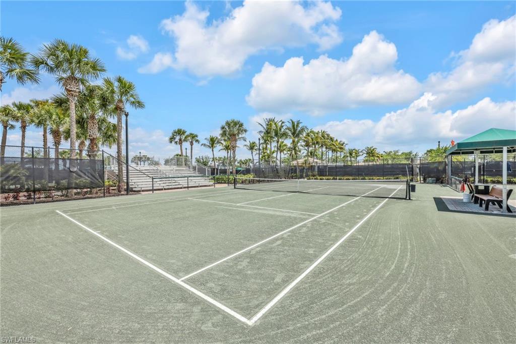 View of clay Tennis  court