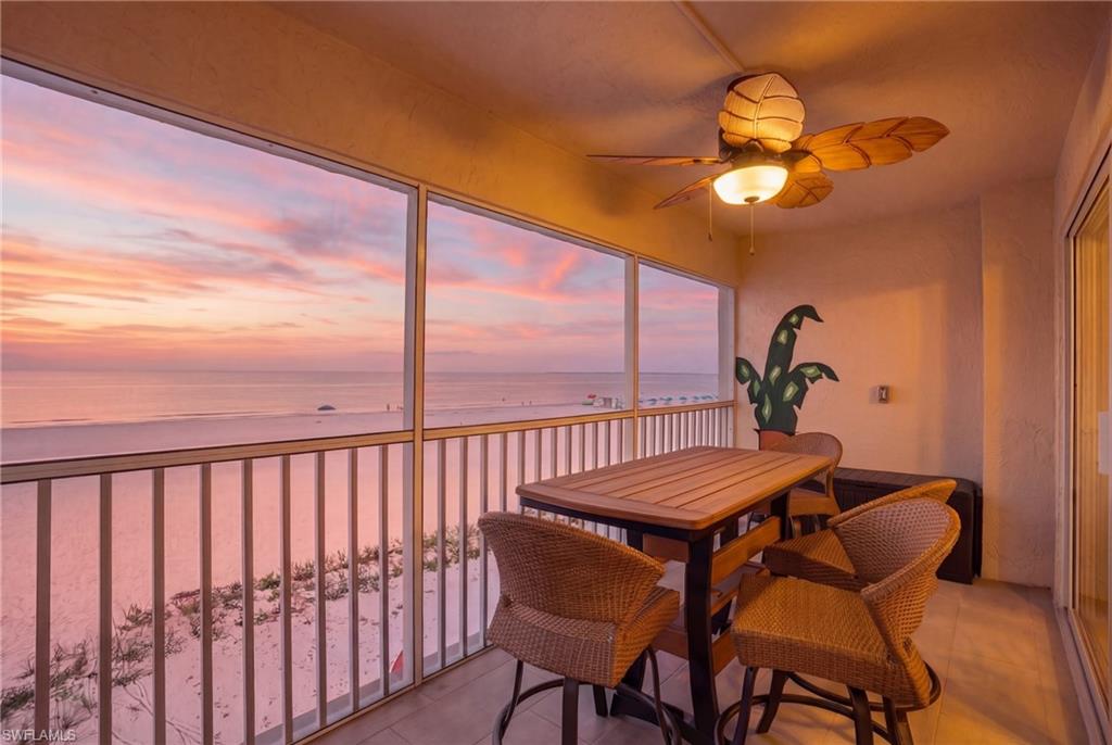 Screened Lanai at Sunset - Virtually Edited Image