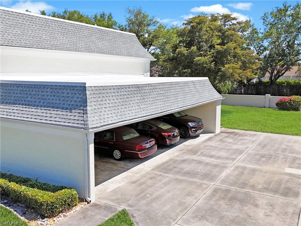 covered parking!