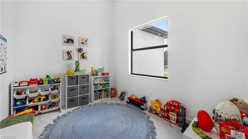 View of rec room
