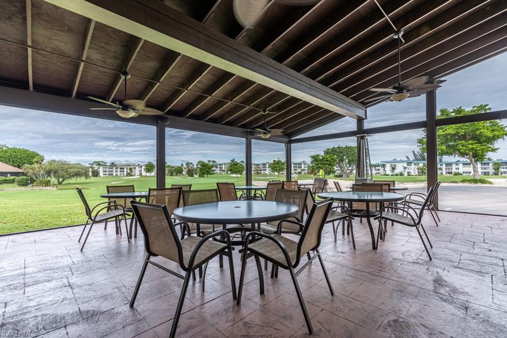 Outside Eating Area at Tee Room