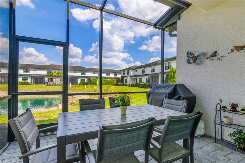 Beautiful water views for the outdoor lanai space