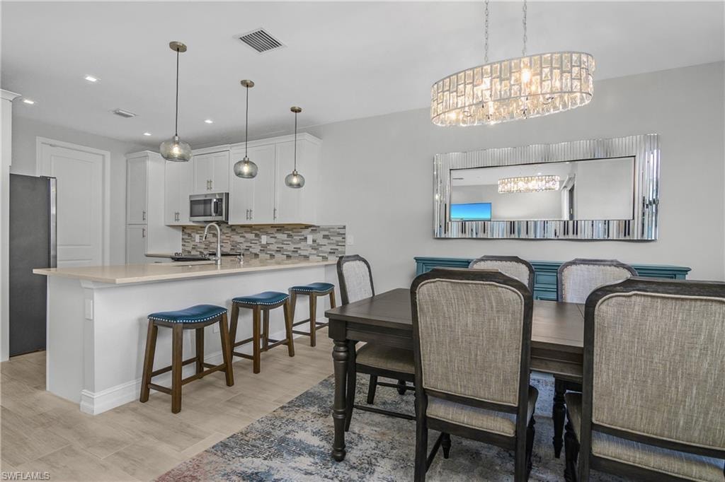 Dining Room/Kitchen views