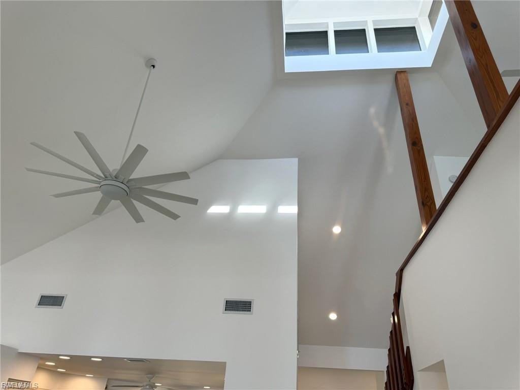 View up to the Loft