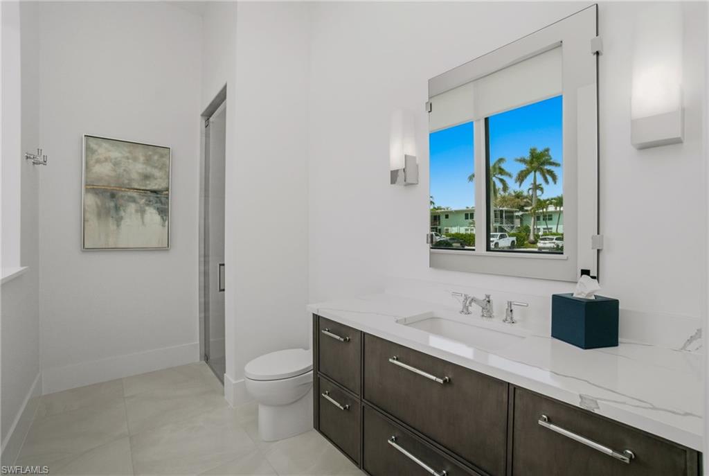 Bathroom for main level secondary bedroom / flex space