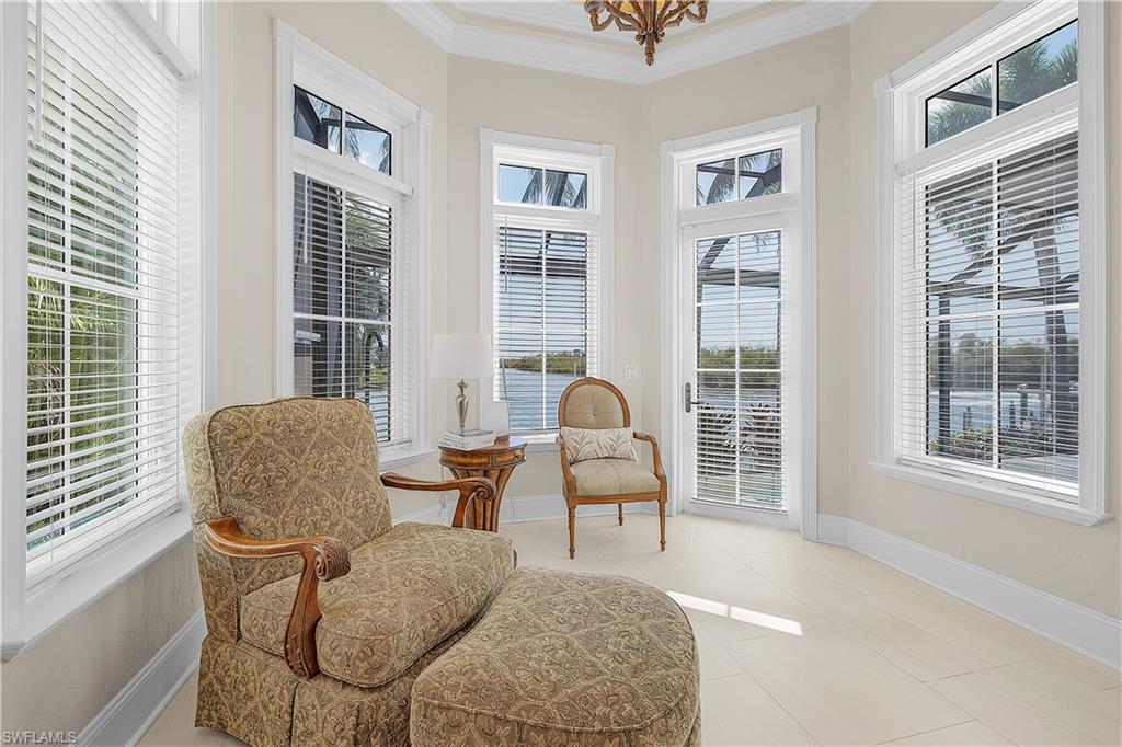 Sitting area in primary suite.