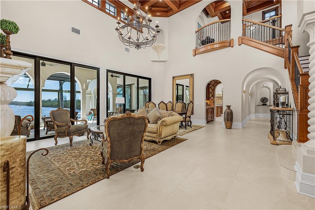 Living room with exceptional views.