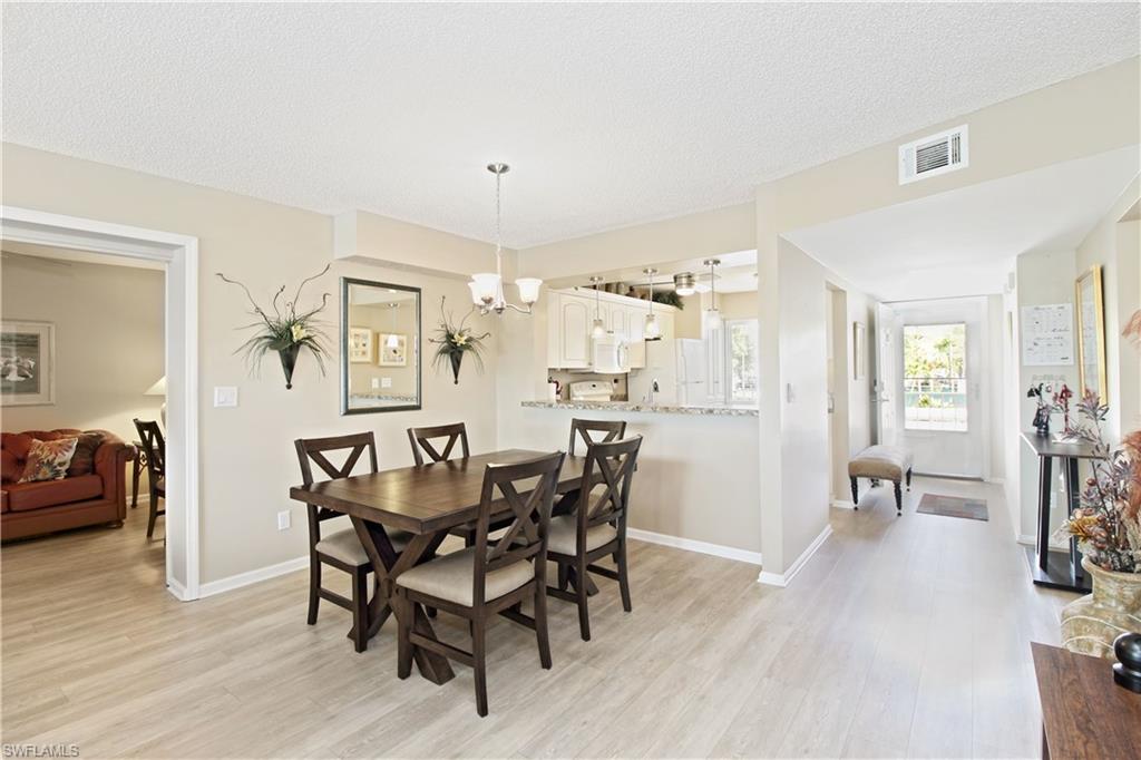 Expansive dining area for easy entertaining