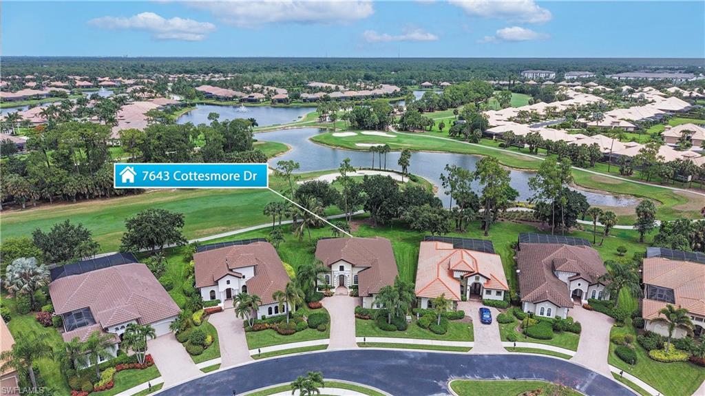 Aerial View of the residence and The Classics Country Club Golf Course.