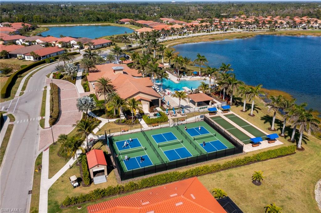 Aerial Pickleball Courts