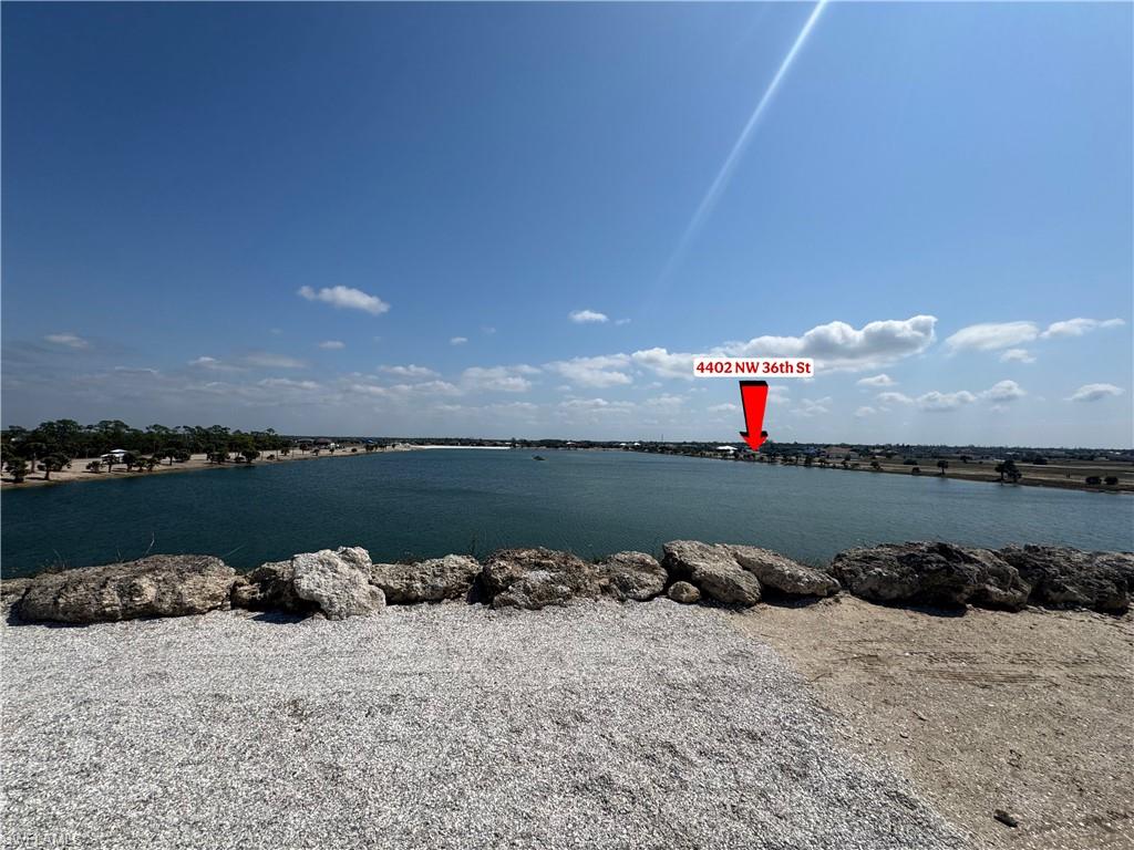 View of Lake and Lot Location from Lookout Hill