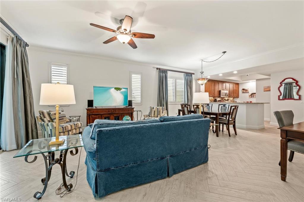 Completely open living area
