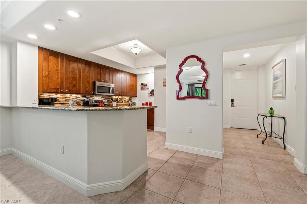 Entry and kitchen
