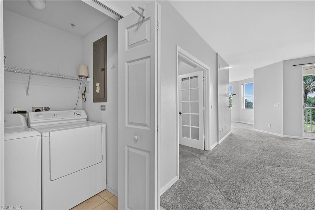 Indoor Laundry that can be closed when not in use