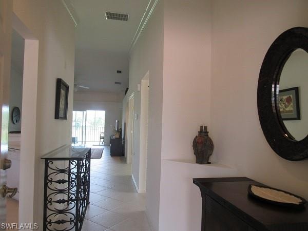 Entrance to unit