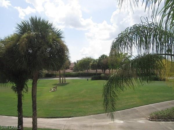 View of golf course from back lanai