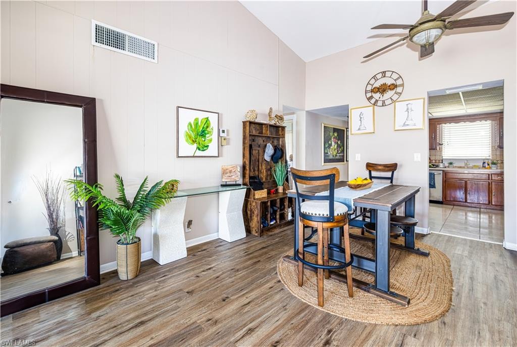 Dining area