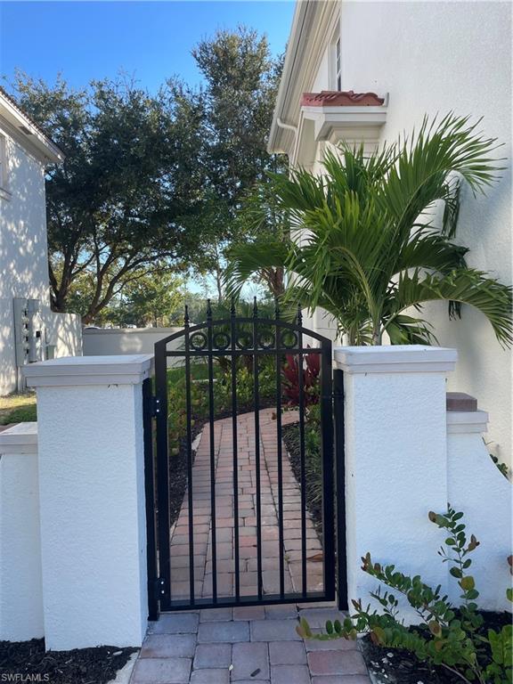View of gate