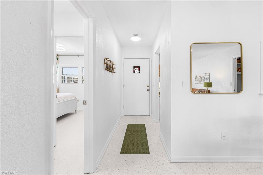 View looking at the front door