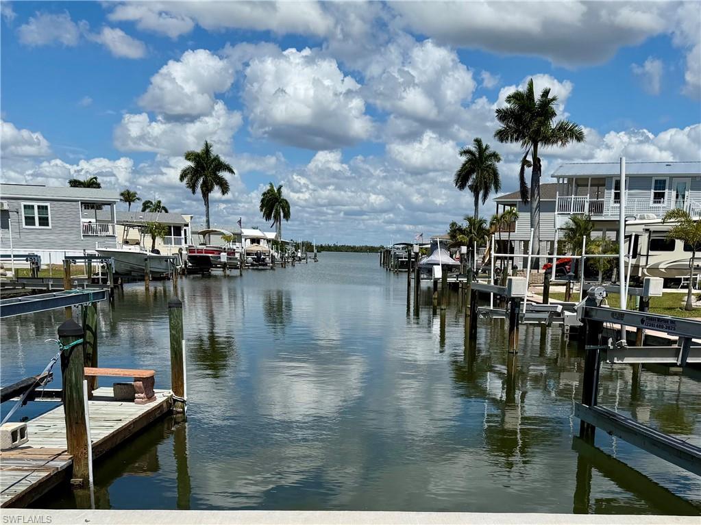 Enjoy your Long Canal View leading to the Estero Bay