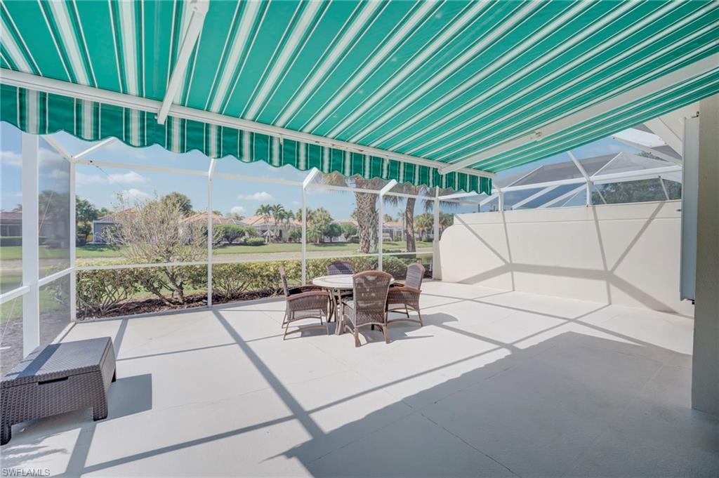 View of open awning