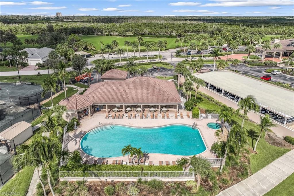 Resort style pool, hot tub  and deck area