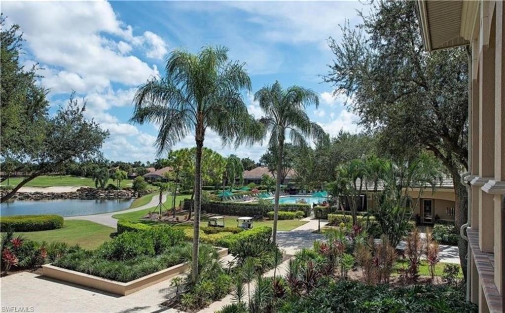 View of property's community featuring a water view