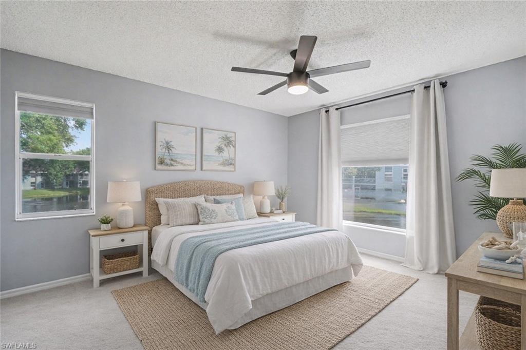 Virtually staged to help visualize the space