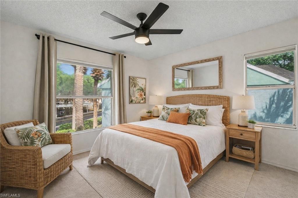 Virtually staged to help visualize the space