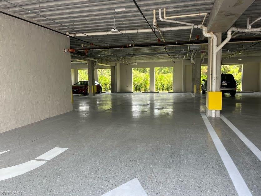 View of parking deck