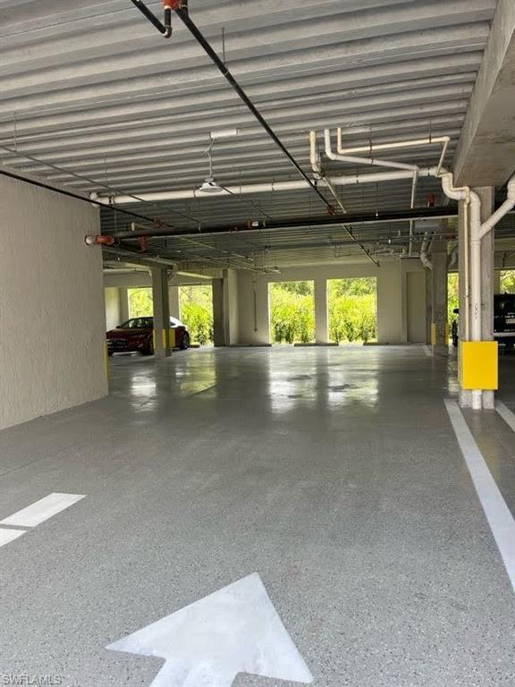 View of parking deck