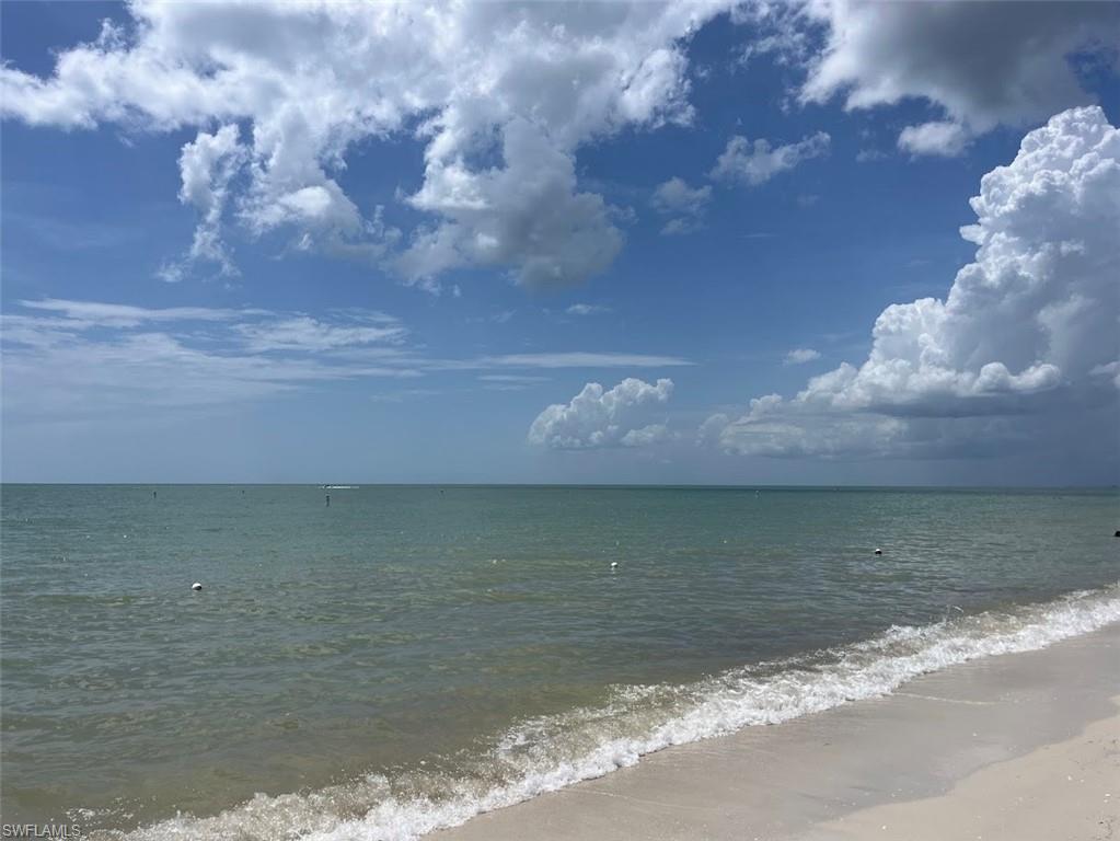 Water view featuring nearby beach