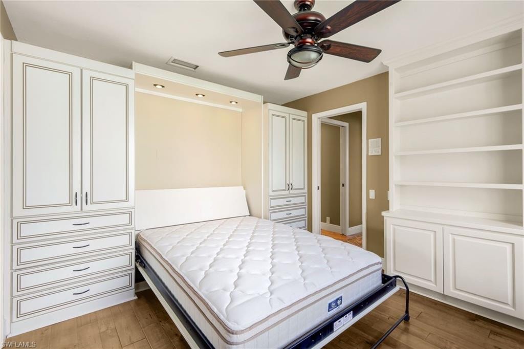 Third Guest Bedroom with Full Murphy Bed & Closets