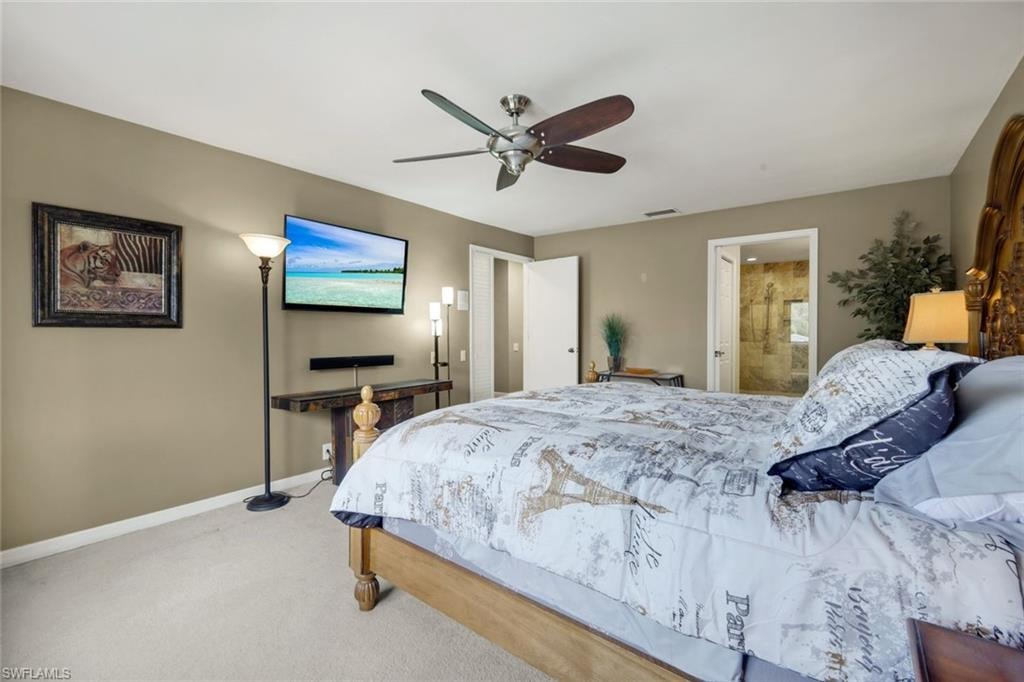 View II of Owner Suite with Large Flat Screen TV