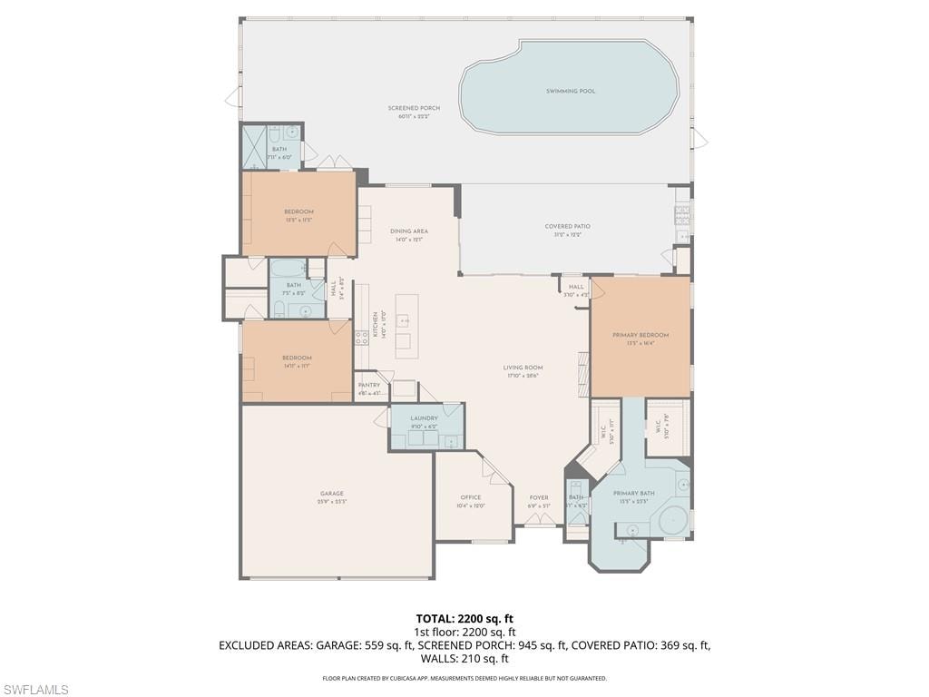 View of room layout