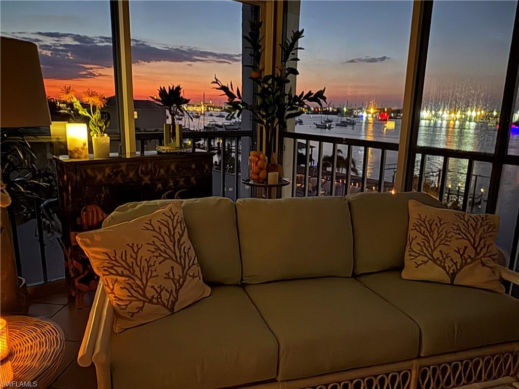 Sunset from your Lanai and the lights across the Bay!