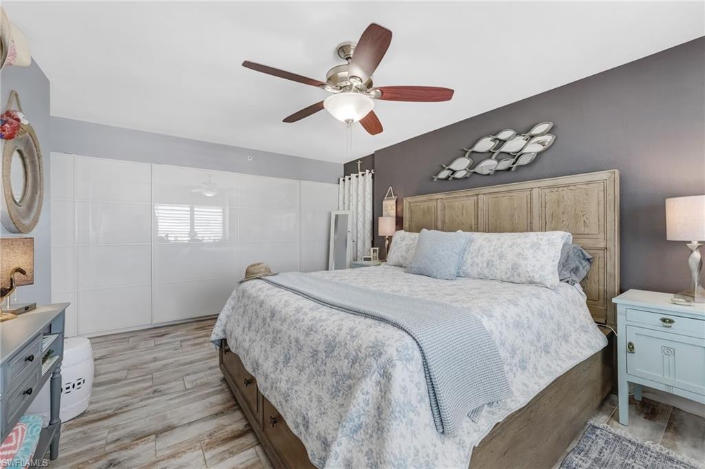Master bedroom with lots of closets!