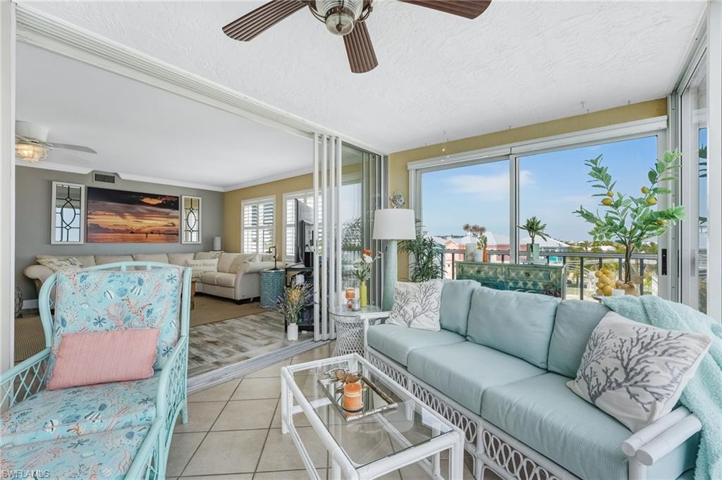 Lanai opens into the Living room and has fabulous views!