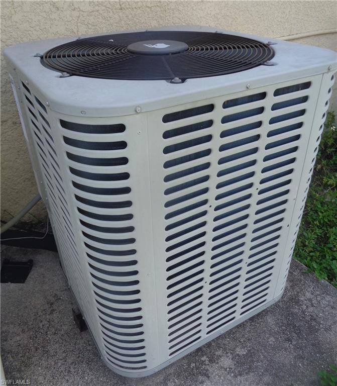 Exterior view featuring A/C compressor