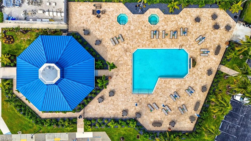 Huge Pool area and Community center - Virtually Edited Image