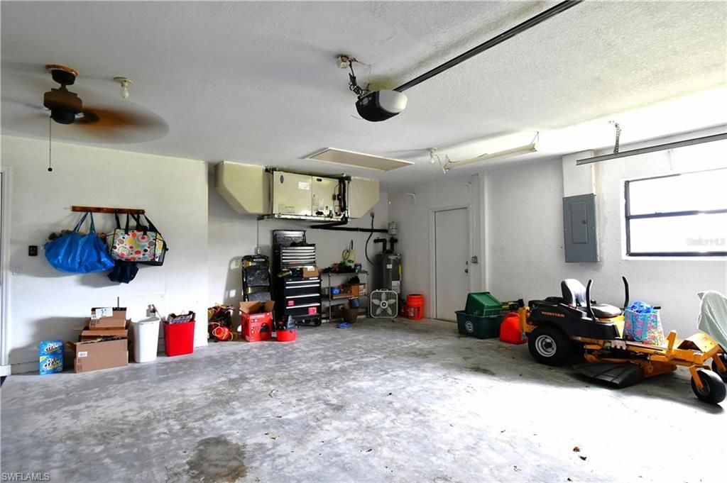2 car garage with garage door opener