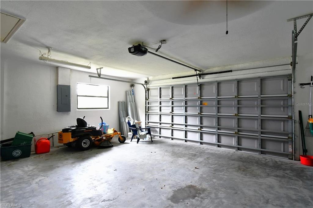 2 car Garage with garage door opener