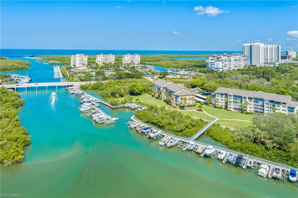 Marina with boat slips for purchase or lease