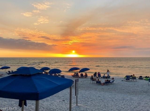 Pelican Bay Beach Sunset