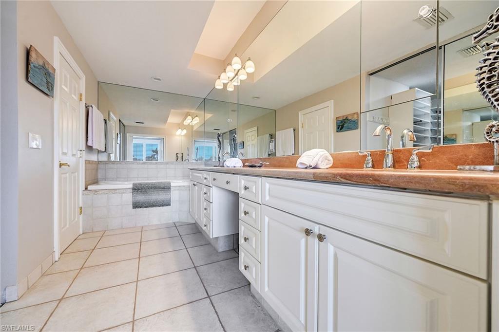 Primary Bathroom with two sinks