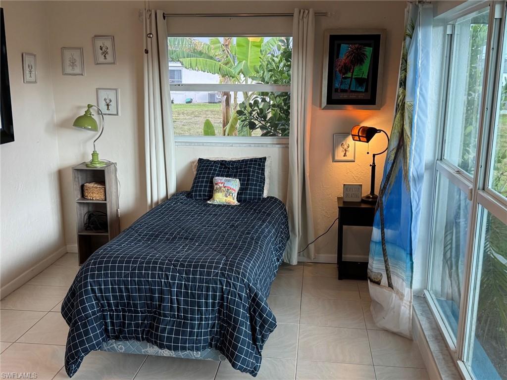 The front guest bedroom with new windows.
