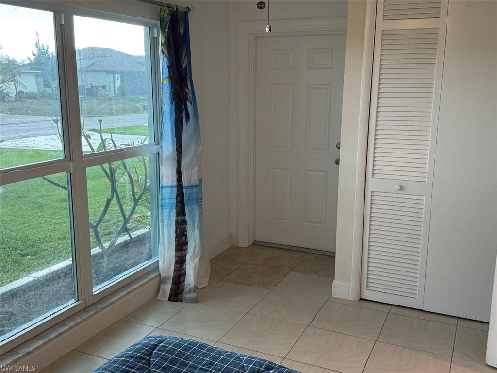 The front bedroom would make a great home office because it has its own entry. You could use this room for so many things.