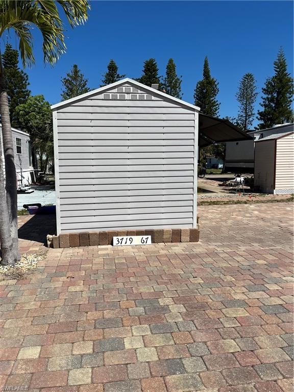 Shed with electric & water