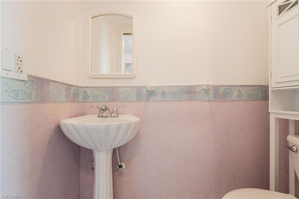 1/2 bathroom downstairs